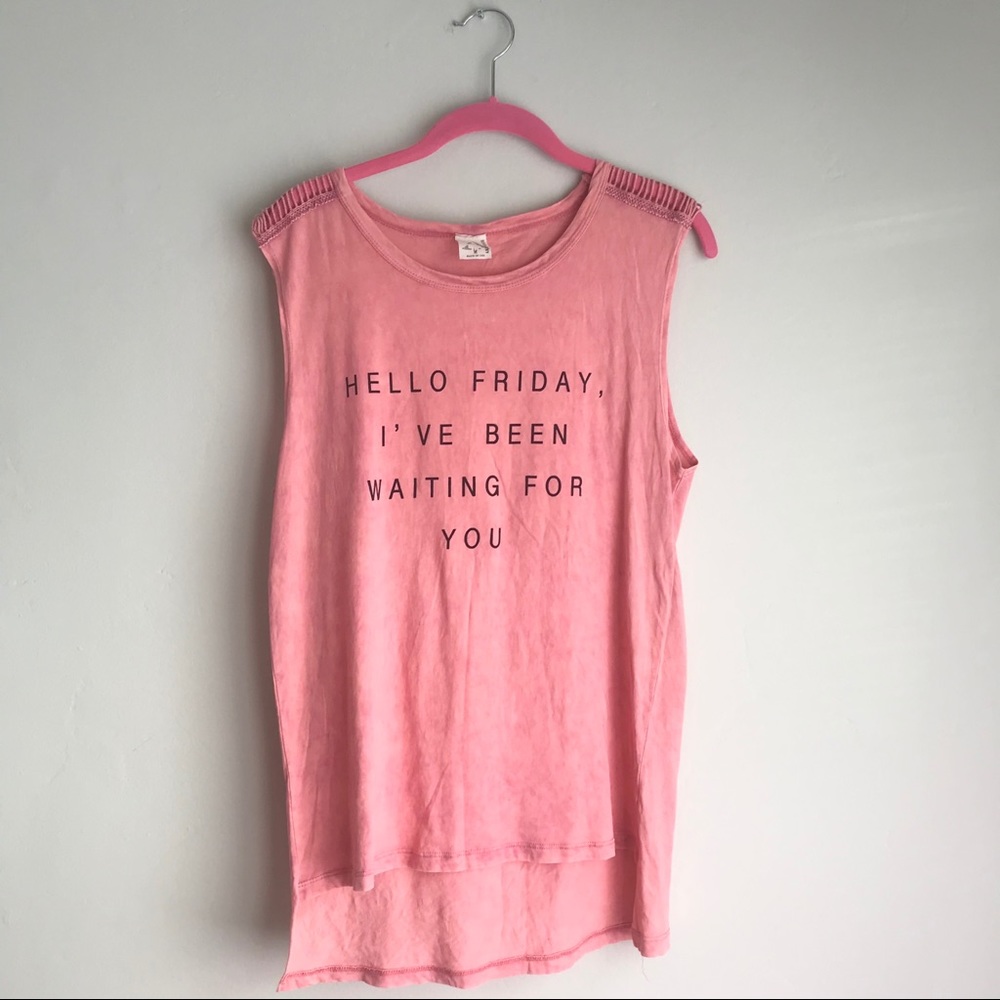 American Age / Pink Graphic Tee